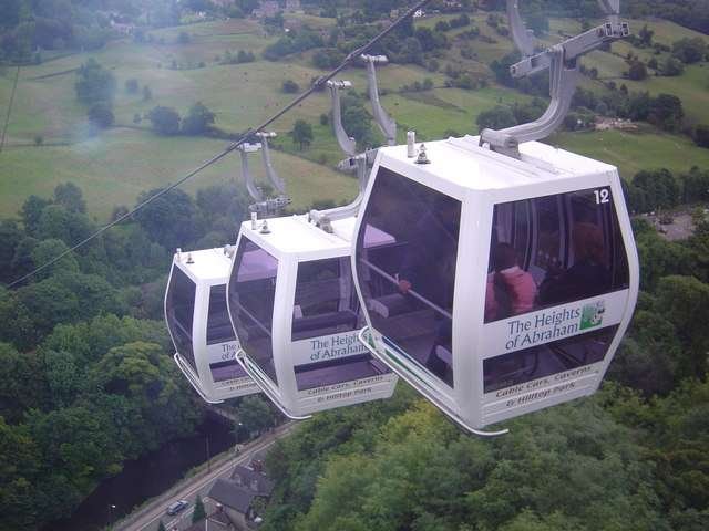 Cable cars, Heights of Abraham.